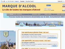 Tablet Screenshot of marque-alcool.com